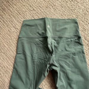 Lululemon align leggings green size 10